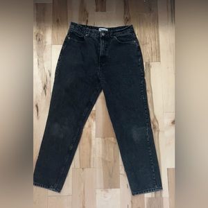 Zara black mom jeans.